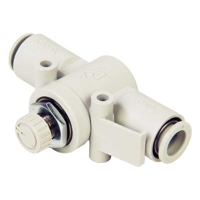 Pipe Speed Controller for for 10mm (SK11) One-touch Fitting, Tubing, In-line Type, Hose, AS4002F-10