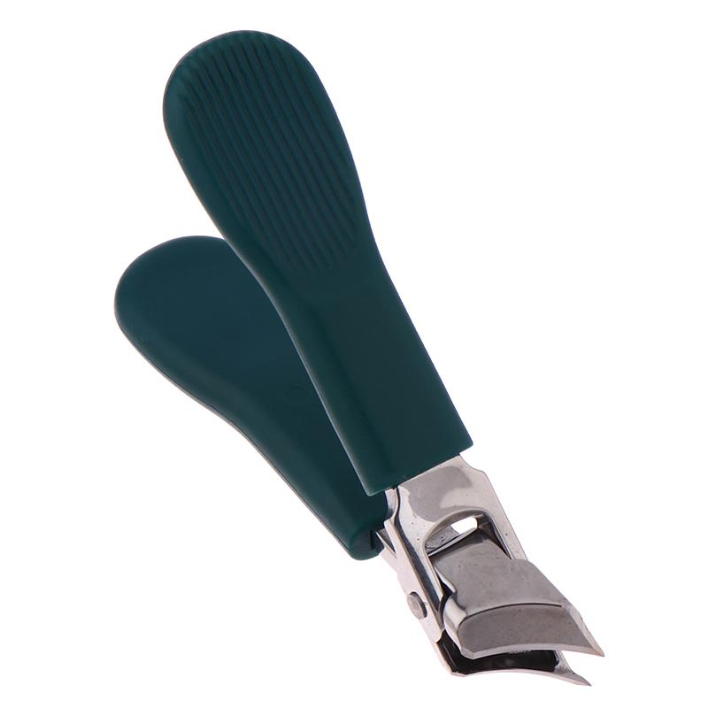 

Кусачки для ногтей с широким зевом, защитой от брызг и скошенным лезвием, кусачки для вросших ногтей, портативный набор для стрижки ногтей на ногах и руках, инструмент для маникюра