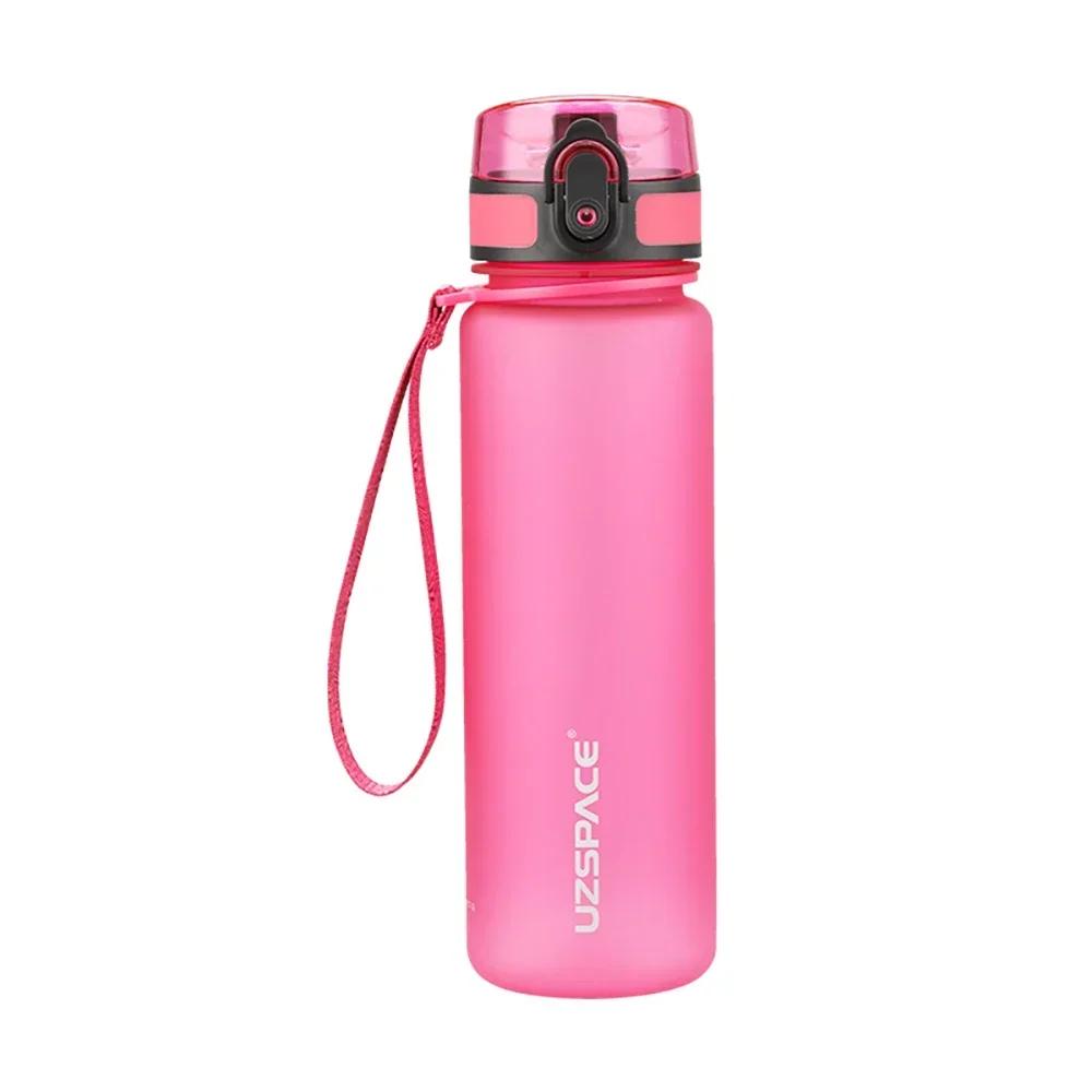 Het Försäljning 500/1000ML Sport Vattenflaska Shaker Utomhus Resa Bärbar Läckagesäker Drickflaska Tritan Plast Drickflaska BPA-fri