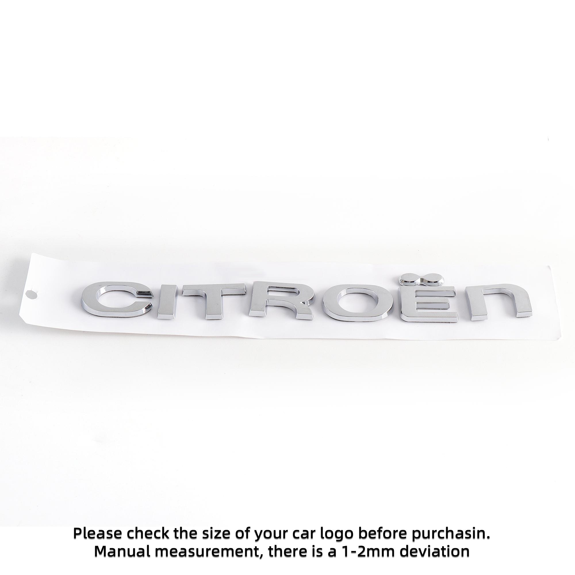 

1 шт. Автомобильная ABS Наклейка с буквенным логотипом Декоративная наклейка на кузов и багажник Аксессуары Для Citroen C1 C2 C3 C4 Picasso C4L C5 Berlingo Saxo