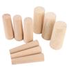 9PCS Soft Wood Plugs Marine Tapered Thru Hull Emergency Wooden Plugs Hole Plugs for Boat Ship Yacht Sailboats