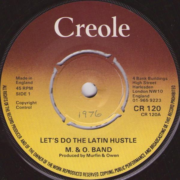 

7inch Record M & O BAND - Let s Do The Latin Hustle CR120 Creole Records 1976 Japan Dance & Electronica Used