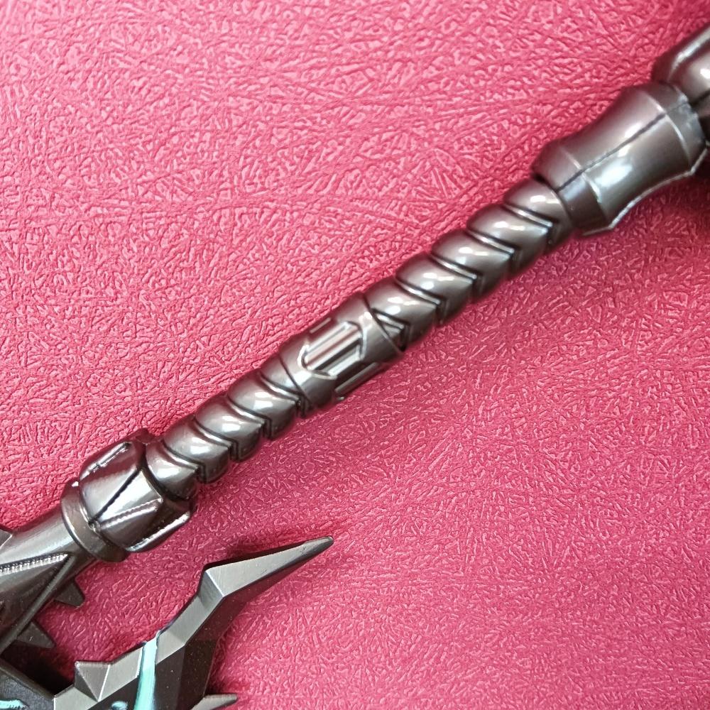 Metal Shadowmourne Katana Axe Sword Anime World Warcraft Ninja Knife Blade Real Size Japanese Samurai Sabre Toy 7inch of Kid Friendly Entertaining Fun