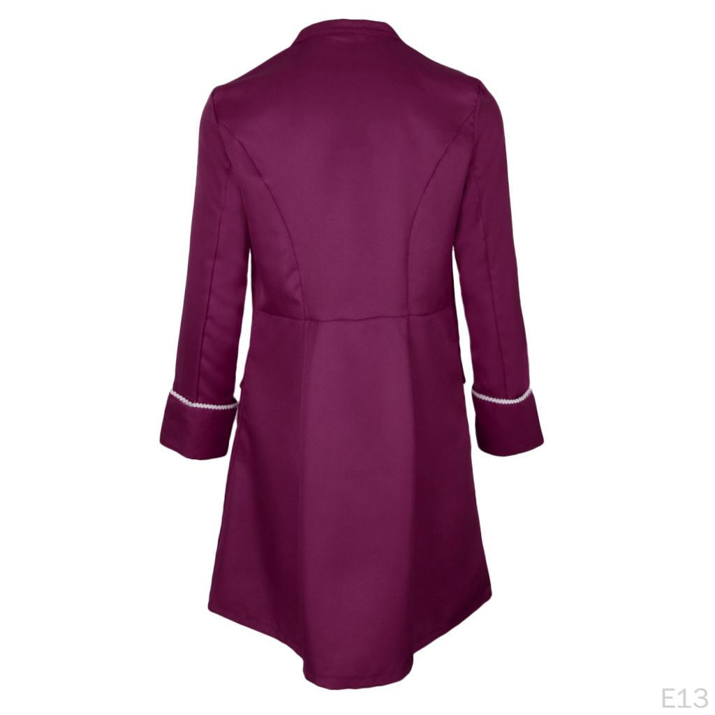 Coat Steampunk Gothic vintage Punk Casual Loose Solid Color Jacket Suit Buttoning