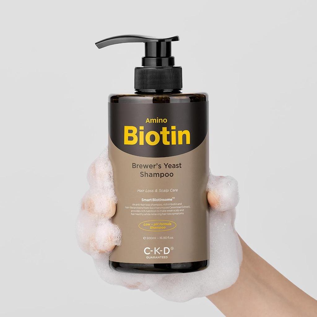 CKD Amino Biotin Brewer's Yeast Shampoo Hair Scalp Care 500ml