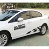Black White Grid Totem Decals Car Stickers Full Body Car Styling Vinyl Decal Sticker for Cars