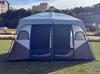 Spacious Outdoor Multi-Person Tent: Two Bedrooms, One Living Room for 6 To 12 People