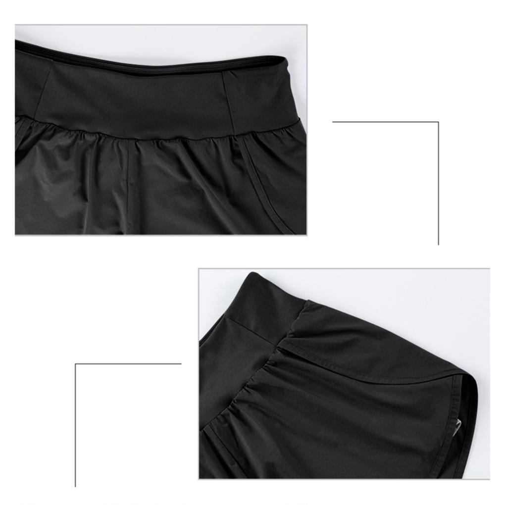 Jogging Running Shorts Women 2 In 1 Dry Shorts Gym Loose Sport Shorts Breathable Yoga Shorts