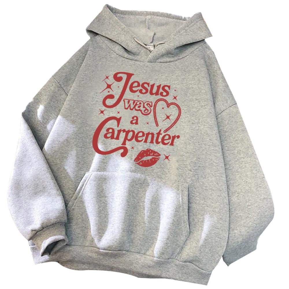 Sabrina Carpenter Hoodie Jesus Was A Carpenter Concert Merch Harajuku Pullover Tops Hoodie Unisex