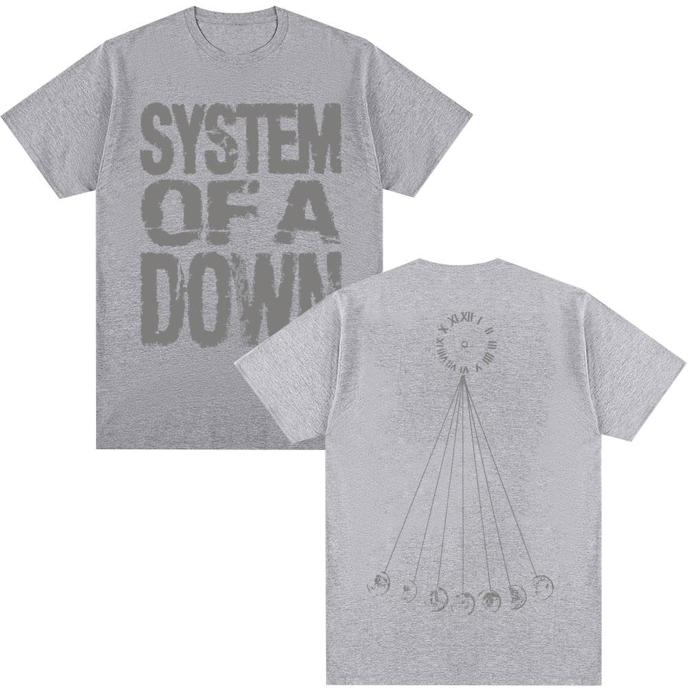 Rocková kapela System of A Down Mezmerize Tričko Pánské Dámské Vintage Hip Hop Gotické Harajuku Trička Nadměrné Bavlněné Ležérní Tričko