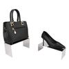 U Shape Stainless Steel Display Riser Stand, Shop Jewelry Bag Display Shelf For Dessert Cupcake Shoes Action Figure Display