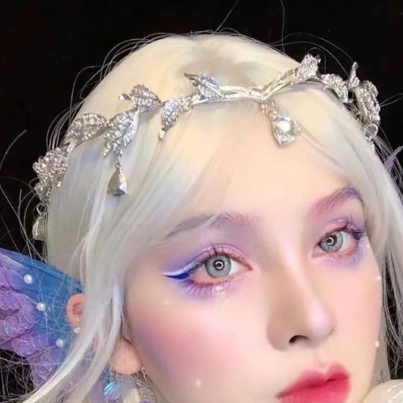 Temperament Metal Leaves Shape Headband Baroque Style Hair Hoop Bride Woman Spring Summer Wedding Party Headwear