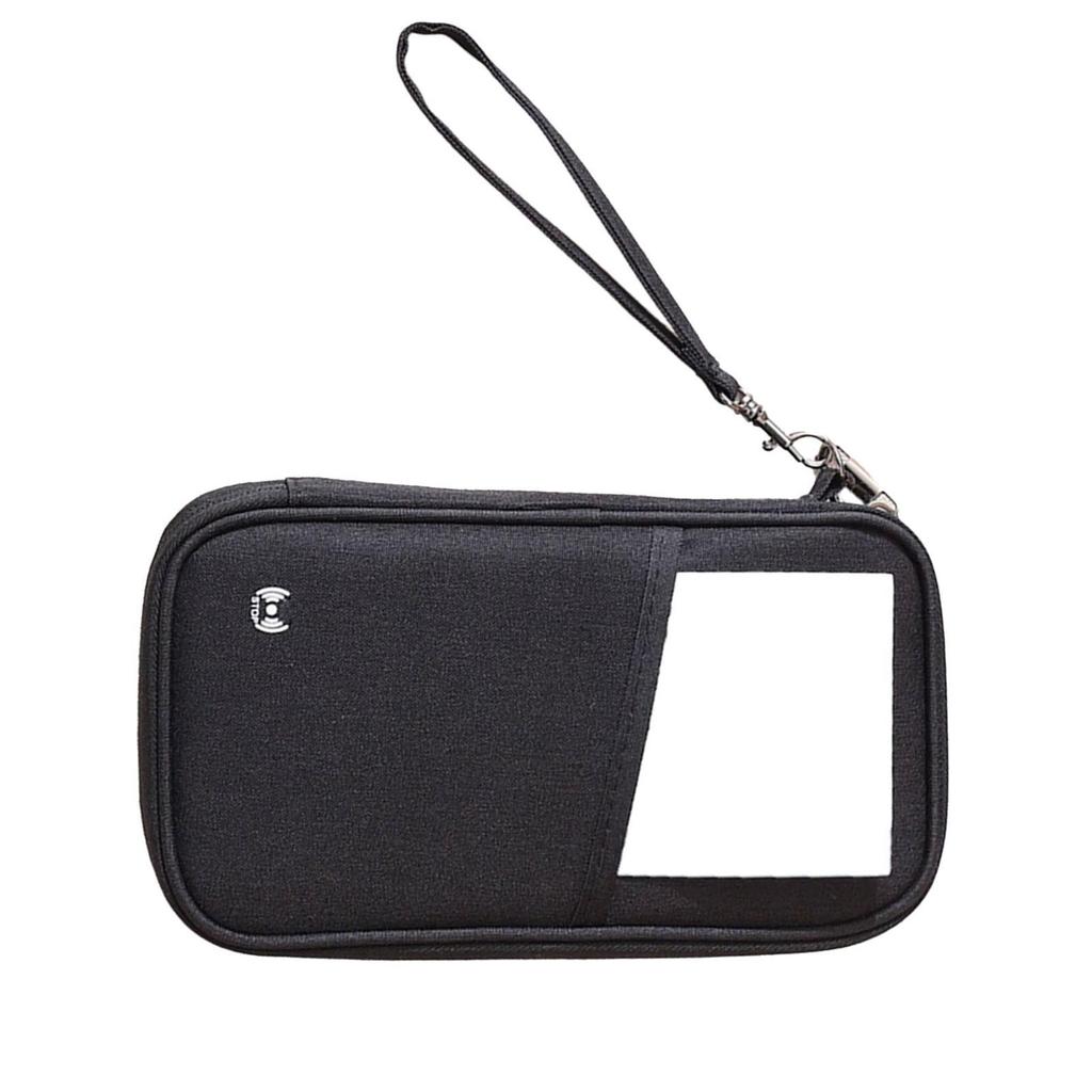 Thin Travel Essential Pouch With Dedicated Passport Slot And Card Capacity Blocking Wallet For Business Trip