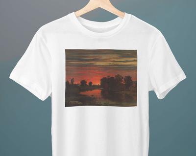 Twilight, George Inness Painting, Unisex T-Shirt, Art T-Shirt, Fine Art T-Shirt, Gift for Her, Gift for Him, Art Lover Gift