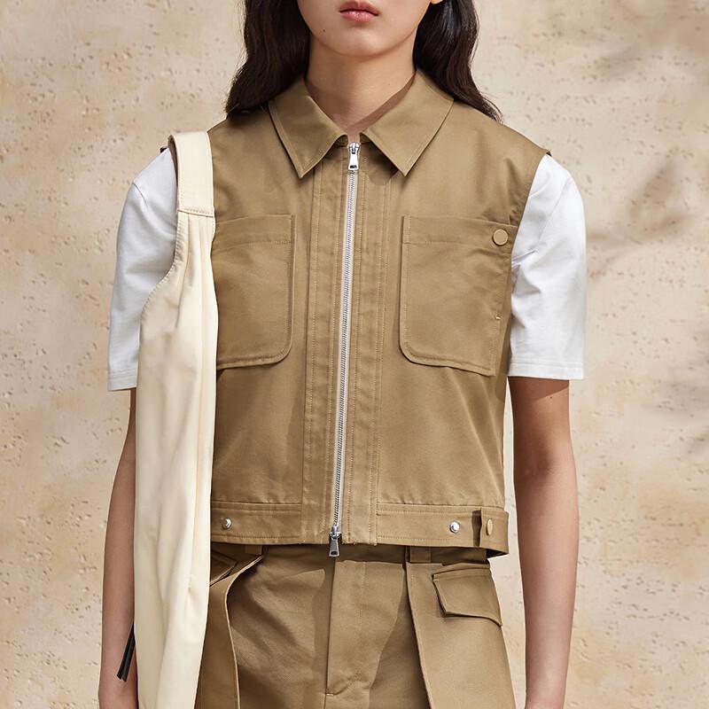 Bo Women's Elegant Lapel Vest Top