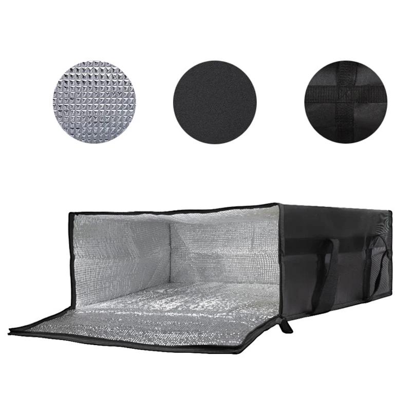 Sac de Livraison de Pizza Alimentaire Imperméable Réutilisable Chaud Froid Isolé Sac de Transport de Rangement pour Pizza et Aliments Épicerie Pique-nique Sac Alimentaire Portable