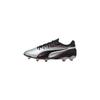 King Match FG/AG Fashion Comfortable Versatile Trendy Fabric Football Shoes Unisex Football Shoes Silver Black 108315-02