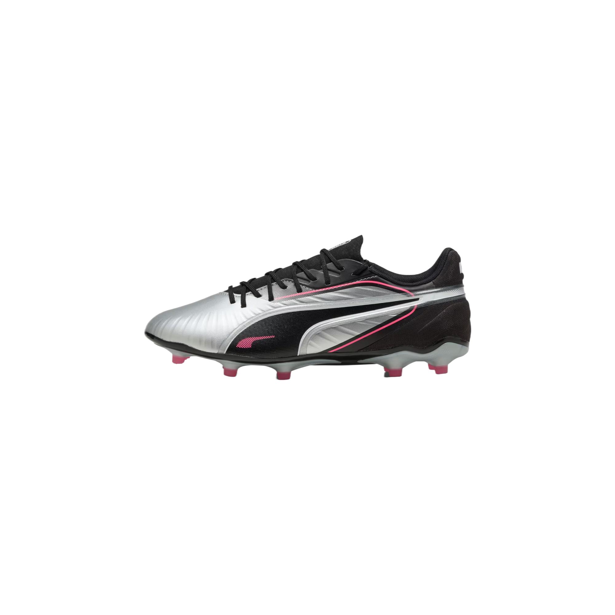 

Puma King Match FG/AG Модные Удобные Универсальные Трендовые Тканевые Футбольные Бутсы Унисекс Футбольные Бутсы Серебристо-Черные 108315-02 44