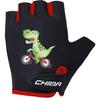 Chiba Cool Kids Dinosaur Cycling Gloves (black)
