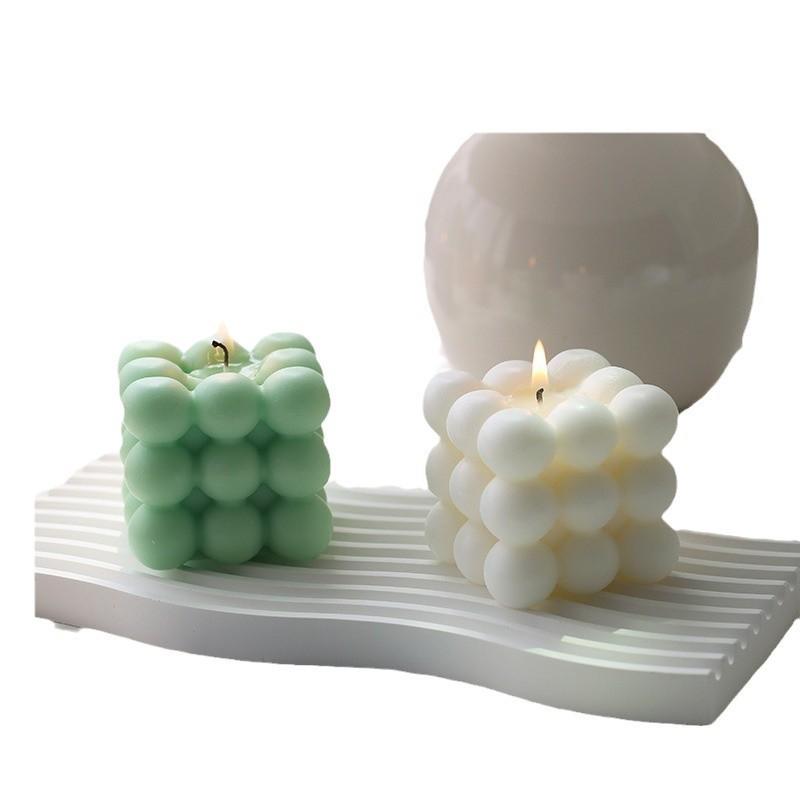 Cross-Border Magic Cube Candle Creative Ornaments - Stylish Photo Props & High-End Home Decor Accessories