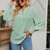 Blusas y Camisas Casuales de Moda para Mujer JPNTKY de Manga Larga con Cuello en V