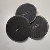 BMW X12345678 Velvet Rubber Floor Mats with Hook and Loop Fastener Clips.