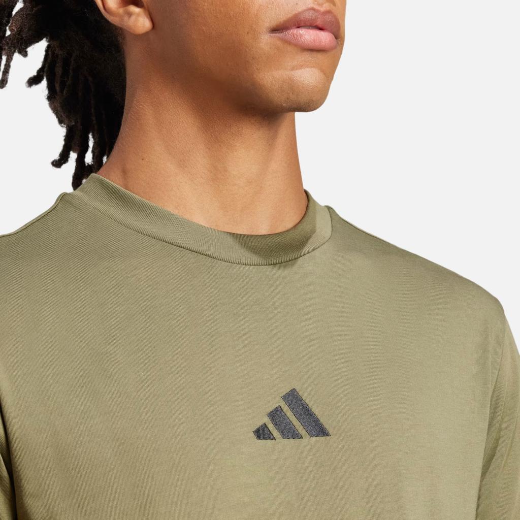 New Adidas ESSENTIALS T-Shirt Men's Olive Layer JF1097