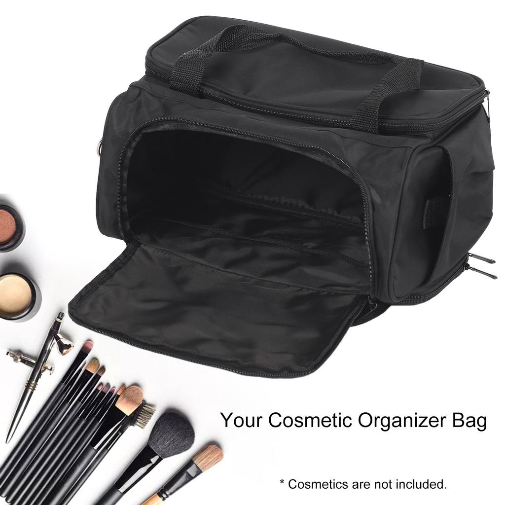 Hairdressing Bag Large Capacity Hair Stylist Cosmetic Organizer Grooming Toiletry Travel Bag