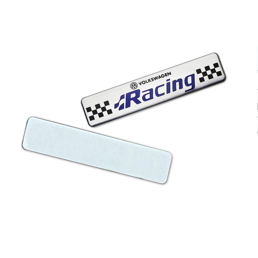 For VOLKSWAGEN VW Car Body Aluminum Sticker Universal Vehicle Logo Decoration Accessories For Volkswagen VW Golf Polo Beetle Pas