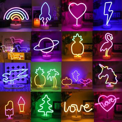 LED Neon Night Light Sign - Trendy Wall Decoration for Bars and Social Media