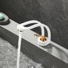 Creative All Copper Bathroom Faucet with Hollow out Design - Dual Use Hot And Cold Minimalist Washbasin for Home And Cabinet Dec