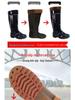 Men's High-Top Non-Slip PVC Construction Rain Boots - Wear-Resistant, Water-Resistant Mid-Calf Rubber Shoes