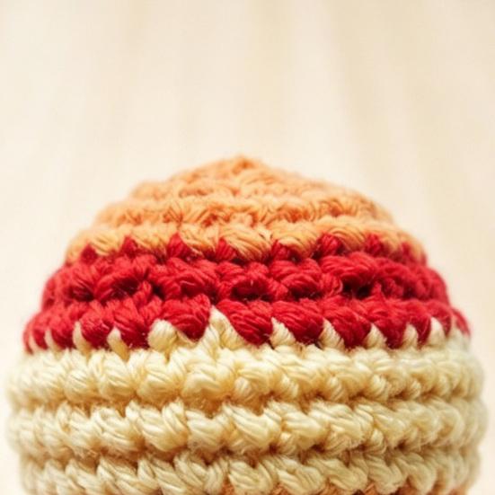 Handmade Knitted Footbag Sack, Outdoor Play Multicolored Crochet Bag Woven Kickball Toy, Colorful Juggling Balls for Kids, Adults,