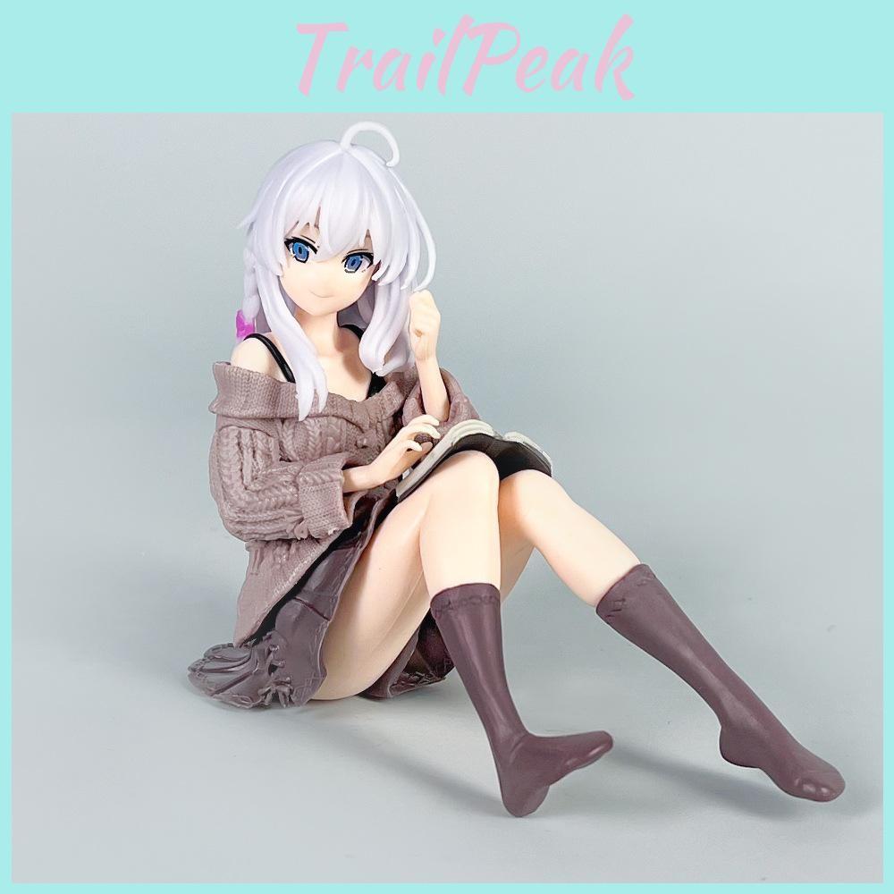 Reading Elaina Posture Anime Character Desktop Decoration For Room Decoration