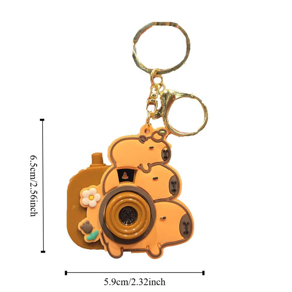 Car Keyring Kapybara Pendant Kawaii Car Keyring Creative Capybara Keychain  Couple
