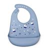 Babador de silicone à prova d'água para bebês - Babador de arroz descartável grande