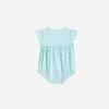 YEEHOO Baby Girl Polka Dot Floral Summer Romper
