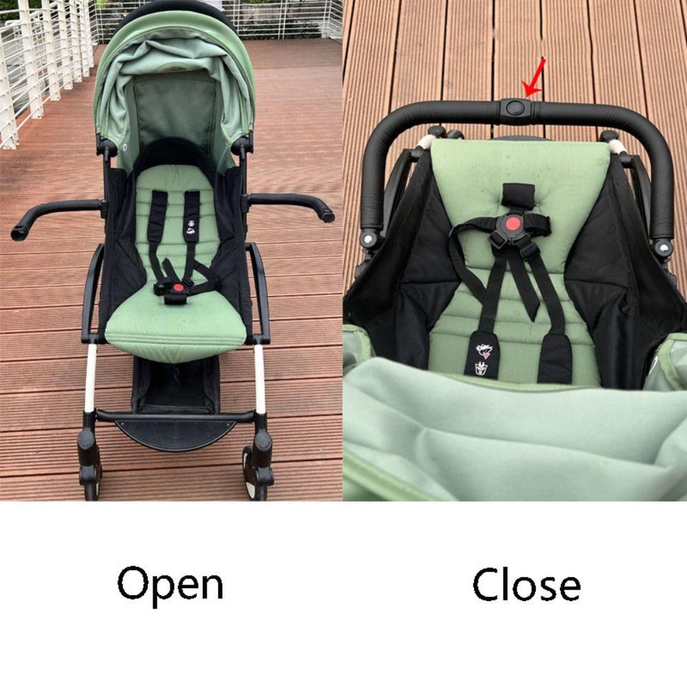 

Handlebar Baby Stroller Accessories Stroller Fence Pushchair Front Bumper Trolley чорний