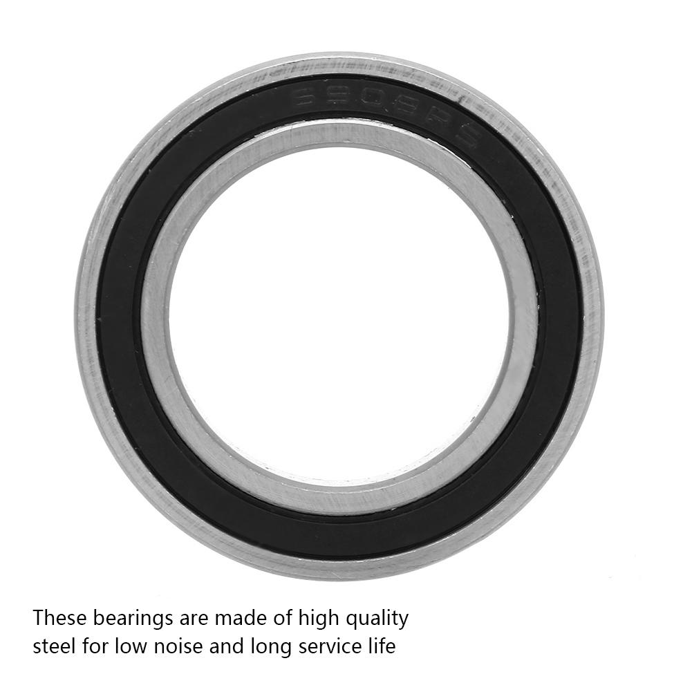 Steel High Speed Double Sided Rubber Sealed Deep Groove Ball Bearings (6906 2RS 30*47*9mm)