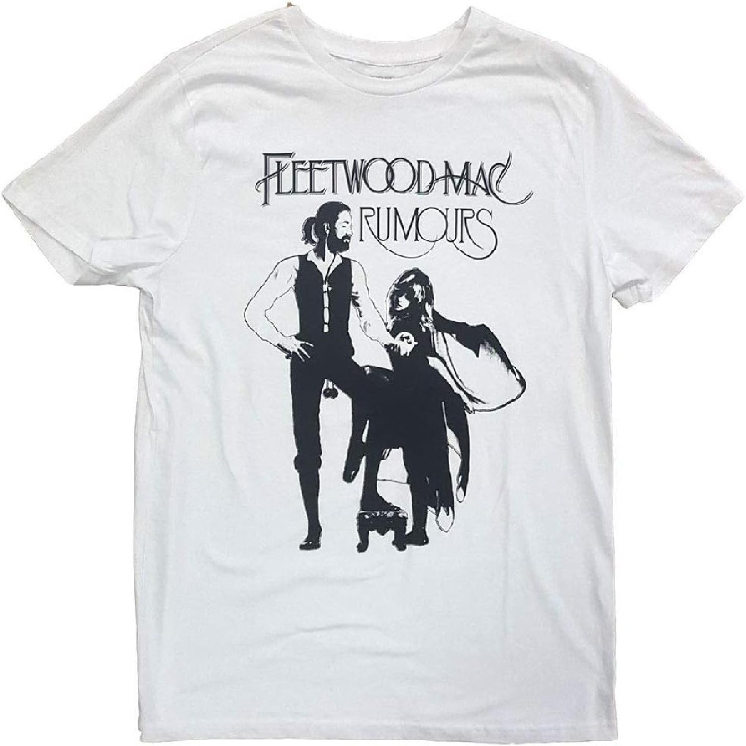 

Rock Off Fleetwood Mac Rumours Sketch Official Tee T-Shirt Mens Unisex (X-Large) White S