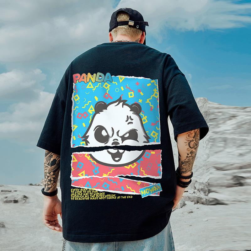 

M-8XL Мужские футболки с коротким рукавом с буквенным графическим принтом и половиной рукава Футболка-пуловер Повседневная футболка Мужская одежда с круглым вырезом Ретро-топы для