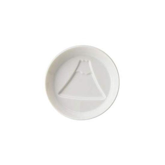 TAMAKI Plate Soy Sauce Small Dish Mount Fuji Diameter 8.3height 1.8cm Microwave Dishwasher Safe Made Japan T-867242