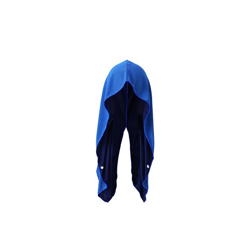 U-shaped cooling hooded towel, minimalist solid color ice cooling towel for fitness, running, and stylish sports