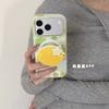 Cake Puzzle Cute Lemon Holder Ins15 Suitable for Apple 17ProMax Mobile Phone Case iPhone16Pro Explosion
