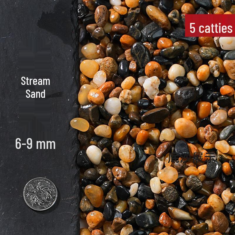 Stream Stone Fish Tank Sand: 5 Jin Aquarium Landscaping and Paving Stones with Ornaments
