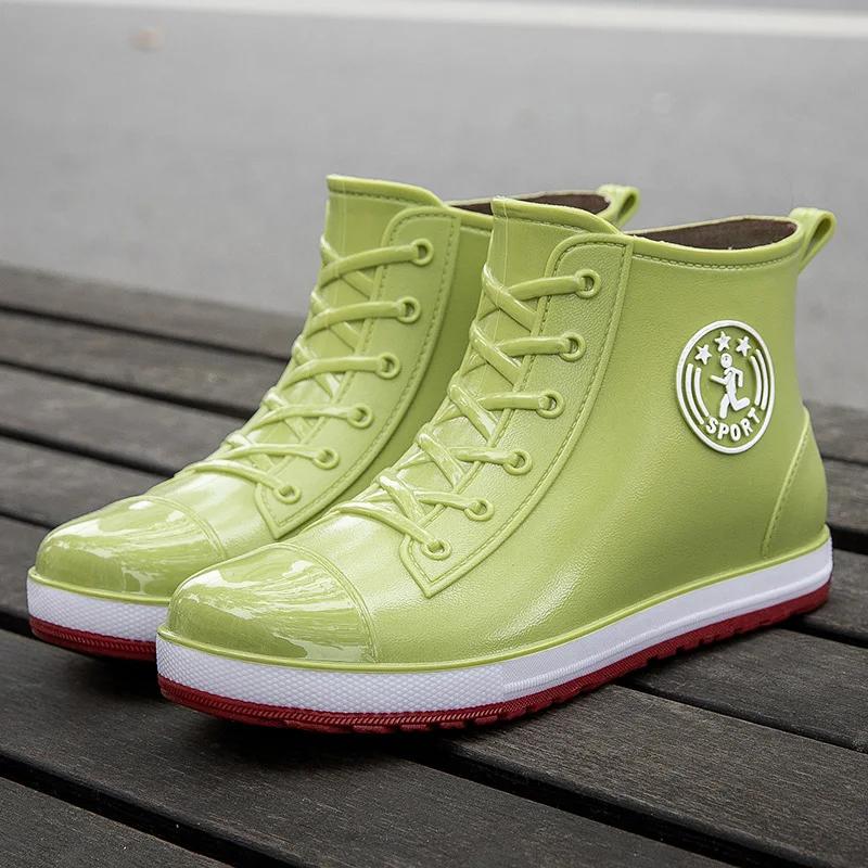 

Плюшевые резиновые сапоги женские с меховой подкладкой резиновые женские мягкие ботильоны галоши женская дождевая рабочая обувь женские зеленые ботильоны 2024 36 зелёный