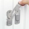 Verrou coulissant porte AIMOONSA en acier inox brossé 100×70 mm avec vis