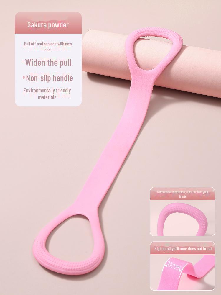 

Эластичный пояс для йоги с восемью символами для женщин - инструмент для фитнеса и коррекции фигуры Beginner (15-30 lbs) - 40cm long розовый