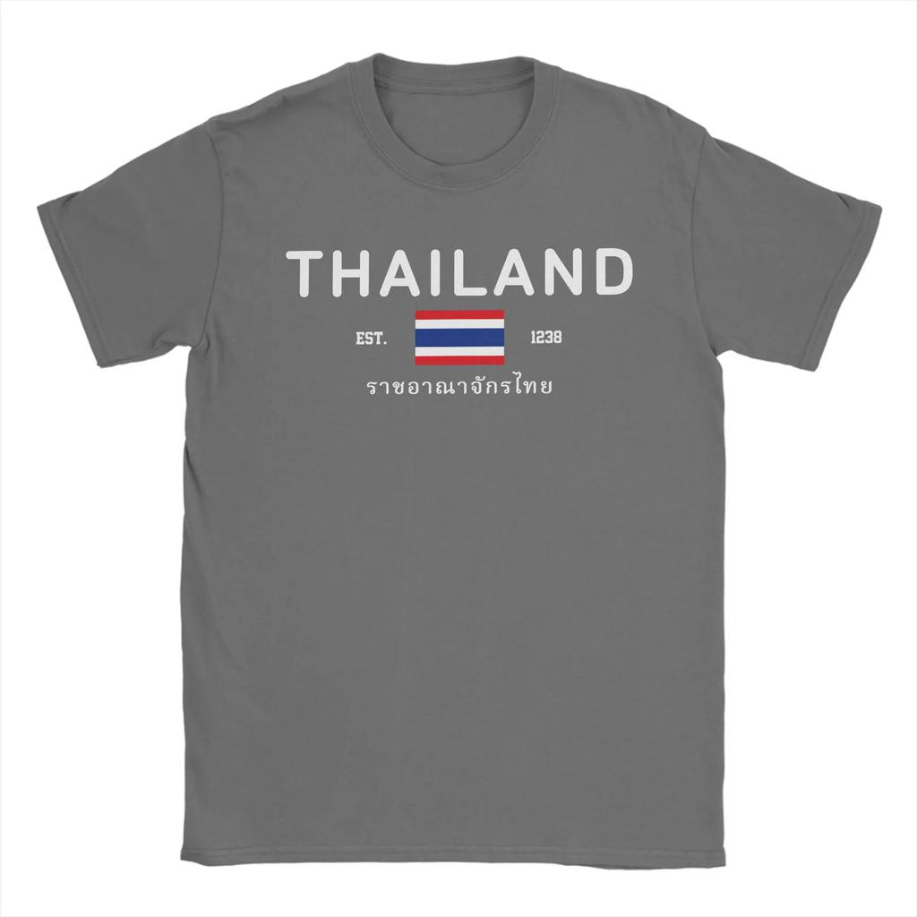 Thailand Est1949 Krung Thep Maha Nakhon Capital Unisex T Shirts Tees Short Sleeve O Neck Tshirts 100 Cotton New Arrival Tops