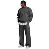 Herren Layer Sweatshirt und Cargohosen Set mit elastischem Bund